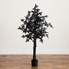 image:imageNearly Natural 4ft Artificial Halloween Black Maple Tree with Natural Trunk  Eerie Halloween Decor