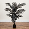 image:imageNearly Natural 4ft Artificial Halloween Black Paradise Palm Tree  Indoor Decor for Spooky Holiday Vibes