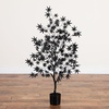 image:imageNearly Natural 4ft Artificial Halloween Eerie Black Maple Tree  Spooky Season Decor