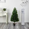 image:imageNearly Natural 4ft Bay Leaf Artificial Topiary Tree UV Resistant IndoorOutdoor