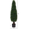 image:imageNearly Natural 4ft Boxwood Topiary Artificial Tree UV Resistant IndoorOutdoor
