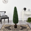 image:imageNearly Natural 4ft Boxwood Topiary Artificial Tree UV Resistant IndoorOutdoor