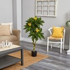 image:imageNearly Natural 4ft Plumeria Artificial Tree UV Resistant IndoorOutdoor