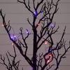 image:imageNearly Natural 4ft PreLit Halloween Black Spooky Twig Tree with Orange amp Purple LED Lights