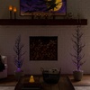 image:imageNearly Natural 4ft PreLit Halloween Black Spooky Twig Tree with Orange amp Purple LED Lights