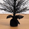 image:imageNearly Natural 4ft PreLit Halloween Black Twig Artificial Fall Tree in Burlap Planter with 63 Warm White LED Lights