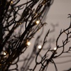 image:imageNearly Natural 4ft PreLit Halloween Black Twig Artificial Fall Tree in Burlap Planter with 63 Warm White LED Lights
