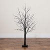 image:imageNearly Natural 4ft PreLit Halloween Black Twig Tree with 180 Orange amp Purple LED Lights