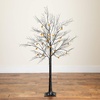 image:imageNearly Natural 4ft PreLit Halloween Black Twig Tree with 24 Orange LED Pumpkin Lights