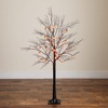 image:imageNearly Natural 4ft PreLit Halloween Black Twig Tree with 24 Orange LED Pumpkin Lights