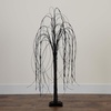 image:imageNearly Natural 4ft PreLit Halloween Black Willow Artificial Fall Tree with 120 Orange and Purple LED Lights