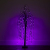 image:imageNearly Natural 4ft PreLit Halloween Black Willow Artificial Fall Tree with 120 Orange and Purple LED Lights