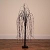 image:imageNearly Natural 4ft PreLit Halloween Black Willow Artificial Fall Tree with 120 Orange and Purple LED Lights