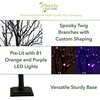 image:imageNearly Natural 4ft PreLit Halloween Deluxe Black Twig Artificial Fall Tree with 81 Orange and Purple LED Lights