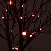 image:imageNearly Natural 4ft PreLit Halloween Deluxe Black Twig Artificial Fall Tree with 81 Orange and Purple LED Lights