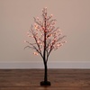 image:imageNearly Natural 4ft PreLit Halloween Deluxe Black Twig Artificial Fall Tree with 81 Orange and Purple LED Lights