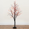 image:imageNearly Natural 4ft PreLit Halloween Deluxe Black Twig Artificial Fall Tree with 81 Orange and Purple LED Lights