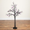 image:imageNearly Natural 4ft PreLit Halloween Spider Twig Tree with 48 Purple LED Lights
