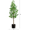 image:imageNearly Natural 4ft UV Artificial Podocarpus Tree IndoorOutdoor Greenery  Premium Materials Low Maintenance Modern Style