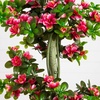 image:imageNearly Natural 4ft UV Resistant Artificial Azalea Tree  IndoorOutdoor Pink Flowering Tree