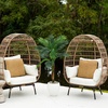 image:imageNearly Natural 4ft UV Resistant Artificial Double Robellini Palm Tree  IndoorOutdoor