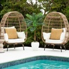 image:imageNearly Natural 4ft UV Resistant Artificial Double Robellini Palm Tree  IndoorOutdoor