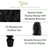 image:imageNearly Natural 4ft UV Resistant Artificial Halloween Black Cedar Tree  IndoorOutdoor