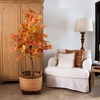 image:imageNearly Natural 5 ft Artificial Autumn Maple Deluxe Fall Tree with Pot
