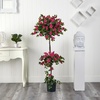 image:imageNearly Natural 5 ft Artificial Bougainvillea Topiary Tree Indoor Room Decor