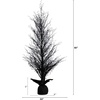 image:imageNearly Natural 5 ft Prelit Artificial Halloween Black Twig Tree Room Decor