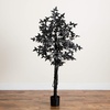image:imageNearly Natural 5ft Artificial Halloween Black Maple Tree with Natural Trunk  Indoor Decor for Haunting Holiday Display