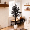 image:imageNearly Natural 5ft Artificial Halloween Black Maple Tree with Natural Trunk  Indoor Decor for Haunting Holiday Display