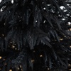 image:imageNearly Natural 5ft Artificial Halloween Black Norfolk Pine Christmas Tree  Real Touch Natural Look  Indoor Decor