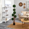 image:imageNearly Natural 5ft Boxwood Artificial Tree UV Resistant IndoorOutdoor
