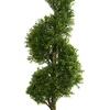 image:imageNearly Natural 5ft Boxwood Spiral Topiary Artificial Tree in Slate Planter UV Resistant IndoorOutdoor