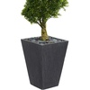 image:imageNearly Natural 5ft Boxwood Spiral Topiary Artificial Tree in Slate Planter UV Resistant IndoorOutdoor