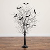 image:imageNearly Natural 5ft PreLit Halloween Black Twig Tree with Bats and 50 LED Lights