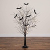 image:imageNearly Natural 5ft PreLit Halloween Black Twig Tree with Bats and 50 LED Lights