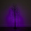 image:imageNearly Natural 5ft PreLit Halloween Black Willow Artificial Fall Tree with 144 Orange and Purple LED Lights