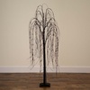 image:imageNearly Natural 5ft PreLit Halloween Black Willow Artificial Fall Tree with 144 Orange and Purple LED Lights