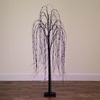 image:imageNearly Natural 5ft PreLit Halloween Black Willow Artificial Fall Tree with 144 Orange and Purple LED Lights