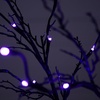 image:imageNearly Natural 5ft PreLit Halloween Deluxe Black Twig Artificial Fall Tree with 102 Orange and Purple LED Lights