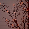 image:imageNearly Natural 5ft PreLit Halloween Twig Artificial Fall Tree with 240 Orange amp Purple LED Lights