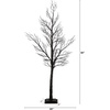 image:imageNearly Natural 5ft PreLit Halloween Twig Artificial Fall Tree with 240 Orange amp Purple LED Lights