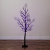 image:imageNearly Natural 5ft PreLit Halloween Twig Artificial Fall Tree with 240 Orange amp Purple LED Lights
