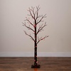 image:imageNearly Natural 5ft PreLit Halloween Twig Tree with 360 Orange amp Purple LED Lights
