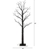 image:imageNearly Natural 5ft PreLit Halloween Twig Tree with 360 Orange amp Purple LED Lights