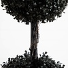 image:imageNearly Natural 5ft UV Resistant Artificial Halloween Black Triple Ball Boxwood Topiary