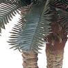 image:imageNearly Natural 6 ft Artificial Sago Palm Double Tree Basket Floor Plant