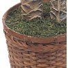 image:imageNearly Natural 6 ft Artificial Sago Palm Double Tree Basket Floor Plant